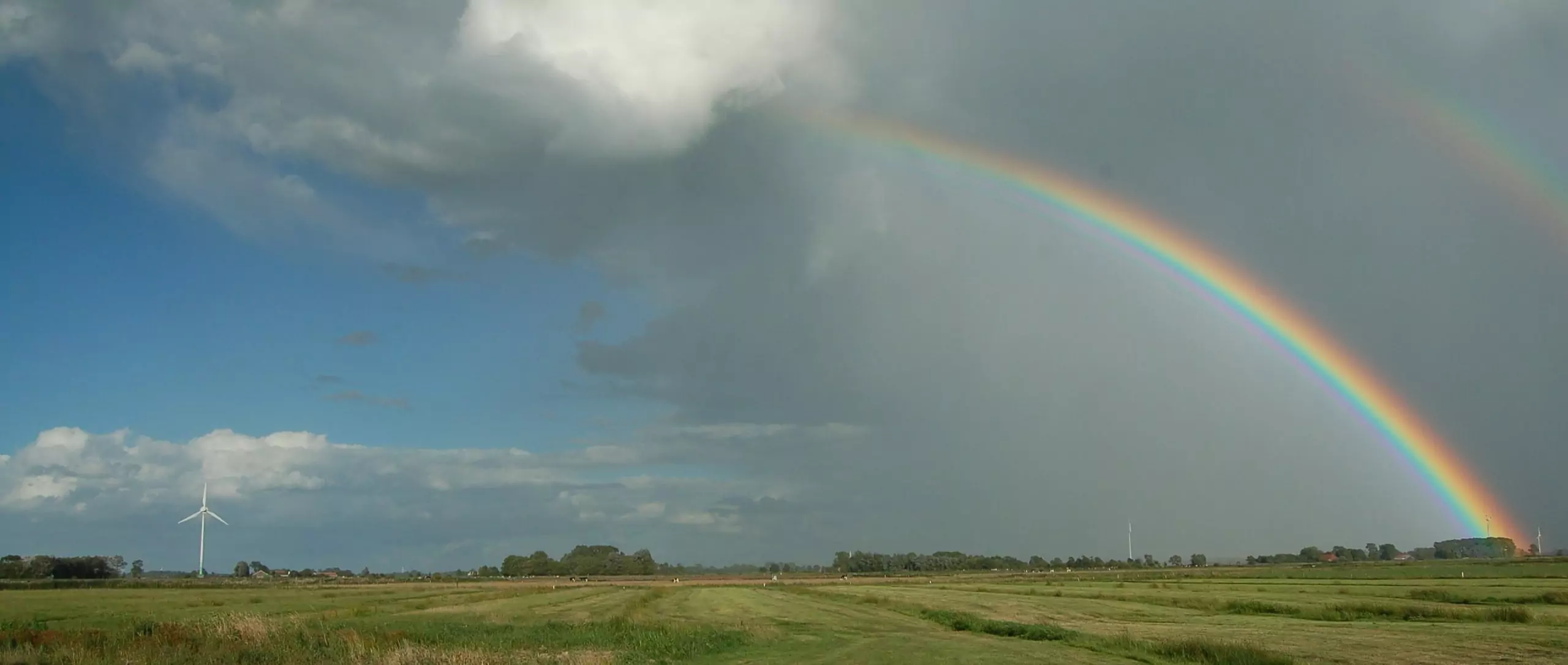 Regenbogen über Ostfriesland