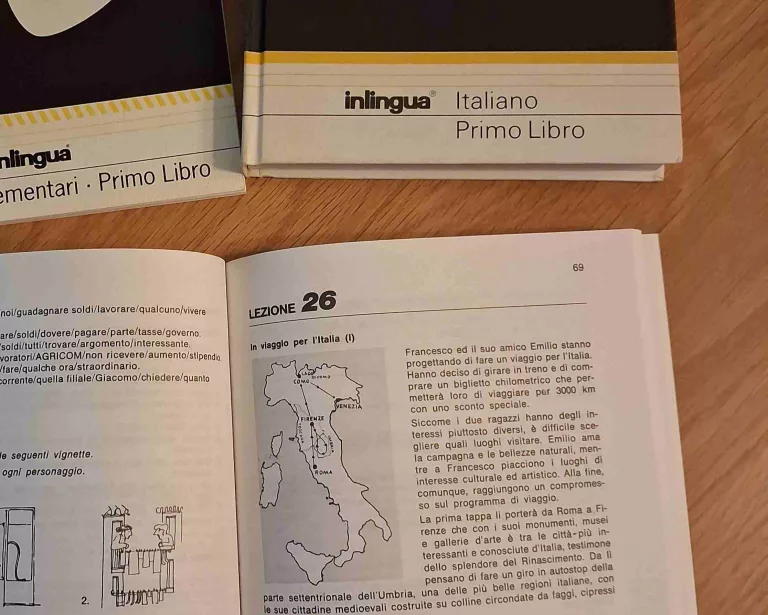 Italienische Sprachlernbücher