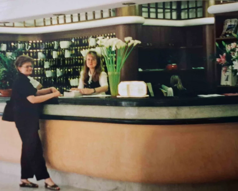 Bild einer Hotelrezeption