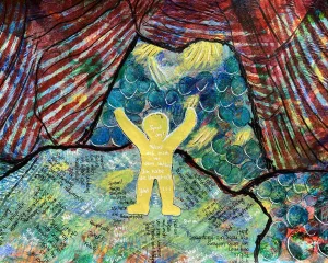 Bühne frei - gemalt in Acryl von L. Gajewsky