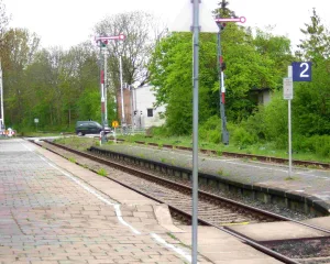 Bahnsteig Klostermansfeld
