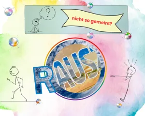 gestaltete Grafik zum Rausschmiss